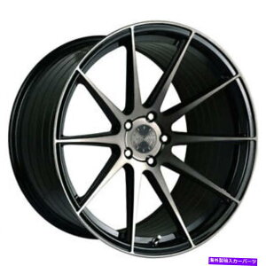 zC[@4{Zbg i4j19/20 "炳ꂽFeBjzC[rfs1.3OXubNF̃tFCXib8j (4) 19/20" Staggered Vertini Wheels RFS1.3 Gloss Black Tinted Face Rims (B8)