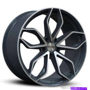 zC[@4{Zbg i4j22 "XeBK[h[htH[XzC[RF17TeK^@BHiB3j (4) 22" Staggered Road Force Wheels RF17 Satin Gunmetal Machined Rims (B3)
