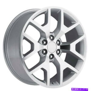 zC[@4{Zbg i4j24 "GMC Sierra Wheels 288Vo[@BHOEMvJiB31j (4) 24" GMC Sierra Wheels 288 Silver Machined OEM Replica Rims(B31)