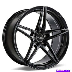 zC[@4{Zbg i4j19 "G[XzC[aff01}bgubNiB45j (4) 19" Ace Alloy Wheels AFF01 Matte Black Rims(B45)