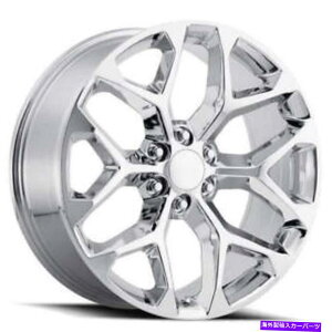 zC[@4{Zbg 22 "V{[gbNXm[t[NzC[FR 59NOEMvJZbgiB3j 22" CHEVY TRUCK SNOWFLAKE WHEELS FR 59 CHROME OEM REPLICA RIMS set (B3)
