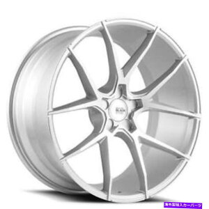 zC[@4{Zbg i4j20 "炳ꂽTBjzC[BM14uVtVo[iB2j (4) 20" Staggered Savini Wheels BM14 Brushed Silver Rims (B2)