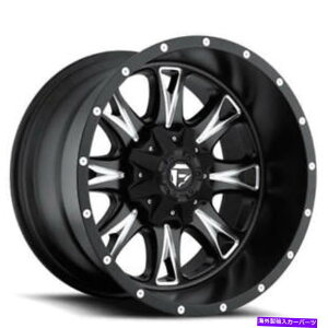 �z�C�[���@4�{�Z�b�g �i4�j20x10�R���z�C�[��d513�X���b�g���}�b�g�u���b�N�~�������[�h��������O�ꂽ�iB47�j (4) 20x10 Fuel Wheels D513 Throttle Matte Black Milled Off Road Rims (B47)�y���s�A���i�z