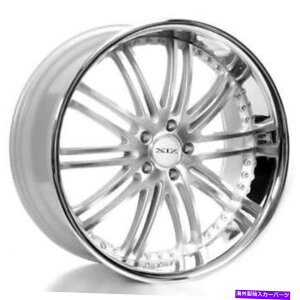�z�C�[���@4�{�Z�b�g 22x9 / 22x10.5 xix�z�C�[��x23 SS���b�v�����t���V���o�[�}�V���iB4�j 22x9 / 22x10.5 XIX Wheels X23 Silver Machine with SS Lip Rims (B4)�y���s�A���i�z