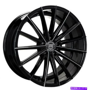 �z�C�[���@4�{�Z�b�g �i4�j20 lexani�z�C�[���y�K�T�X�u���b�NW CNC�A�N�Z���g�����iB43�j (4) 20 Lexani Wheels Pegasus Black W CNC Accents Rims (B43)�y���s�A���i�z