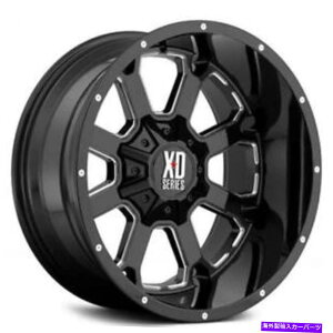 �z�C�[���@4�{�Z�b�g �i4�j20x10 XD�z�C�[��XD825 Buck25 Gloss Black Milled Off Road Rims�iB46�j (4) 20x10 XD Wheels XD825 Buck25 Gloss Black Milled Off Road Rims (B46)�y���s�A���i�z