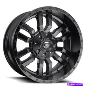 �z�C�[���@4�{�Z�b�g �i4�j20x10�R���z�C�[��d596�X���b�W�}�b�g�u���b�Nw�O���X�u���b�N���b�v�I�t���[�h�iB44�j (4) 20x10 Fuel Wheels D596 Sledge Matte Black w Gloss Black Lip Off Road (B44)