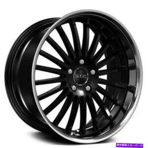 �z�C�[���@4�{�Z�b�g �i4�j20 SS���b�v�����t����20���ꂽXIX�z�C�[��X59�O���X�u���b�N�iB2�j (4) 20 Staggered XIX Wheels X59 Gloss Black with SS Lip Rims (B2)�y���s�A���i�z