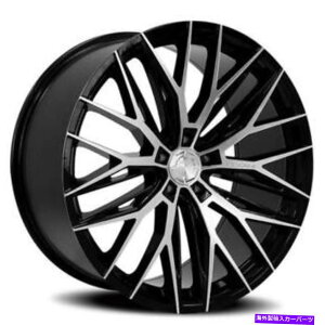 �z�C�[���@4�{�Z�b�g �i4�j20 lexani�z�C�[�����r���u���b�N�@�B���H�����iB45�j (4) 20 Lexani Wheels Aries Black Machined Rims(B45)�y���s�A���i�z