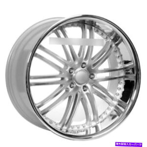 zC[@4{Zbg i4j22 "XIXzC[X23 SSbvtVo[}ViB1j (4) 22" XIX Wheels X23 Silver Machine with SS Lip Rims (B1)