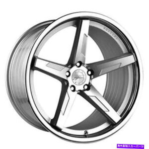 �z�C�[���@4�{�Z�b�g �i4�j20 ���炳�ꂽ�߂܂��z�C�[��rfs1.7�V���o�[�N�������b�v�ŋ@�B���H�iB3�j (4) 20 Staggered Vertini Wheels RFS1.7 Silver Machined with Chrome Lip (B3)�y���s�A���i�z