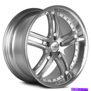 zC[@4{Zbg i4j22 "XIXzC[X15 SSbvtVo[}ViB1j (4) 22" XIX Wheels X15 Silver Machine with SS Lip Rims (B1)