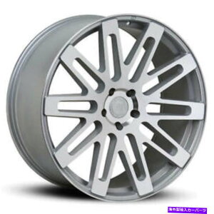 ホイール 4本セット (4)24 "道路力ホイールRF24シルバー機械加工リム(B31) (4) 24" Road Force Wheels RF24 Silver Machined Rims (B31)