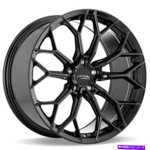zC[@4{Zbg i4j20 "G[XzC[aff09OXsAmubNiB43j (4) 20" Ace Alloy Wheels AFF09 Gloss Piano Black Rims(B43)