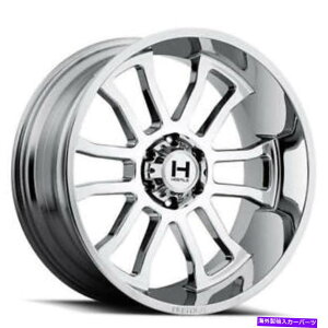 zC[@4{Zbg i4j20x10GΓIzC[H107KgbgA[}[bLiChromejH痣ꂽƂiB2j (4) 20x10 Hostile Wheels H107 Gauntlet Armor Plated (Chrome) Off Road(B2)