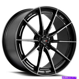 ホイール　4本セット （4）19 "SaviniホイールSV-F1 GLOSS BLACK W/ DDT RIMS（B3） (4) 19" Savini Wheels SV-F1 Gloss Black w/ DDT Rims (B3)