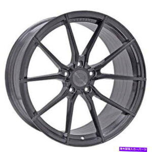 zC[@4{Zbg i4j19/20 "炳ꂽ߂܂zC[rfs1.2`^uVtiB3j (4) 19/20" Staggered Vertini Wheels RFS1.2 Titanium Brushed Rims (B3)