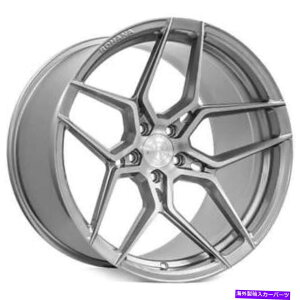 �z�C�[���@4�{�Z�b�g �i4�j20x10 RohanaWheelsRFX11�u���V�t���`�^�������iB12�j (4) 20x10 Rohana Wheels RFX11 Brushed Titanium Rims (B12)�y���s�A���i�z