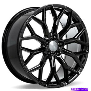 zC[@4{Zbg i4j22 "G[XzC[aff03OXsAmubNiB41j (4) 22" Ace Alloy Wheels AFF03 Gloss Piano Black Rims(B41)