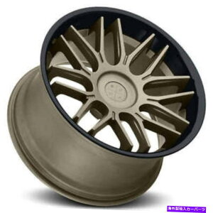 zC[@4{Zbg i4j22 "ubN_ChzC[BD-27̂鍕bvt}bguYiB5j (4) 22" Blaque Diamond Wheels BD-27 Matte Bronze with Gloss Black Lip Rims (B5)