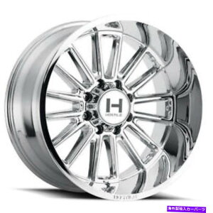 zC[@4{Zbg i4j20x12 "GΓIȃzC[H115vf^[A[}[bLNIt[hiB2j (4) 20x12" Hostile Wheels H115 Predator Armor Plated Chrome Off Road Rims(B2)