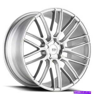�z�C�[���@4�{�Z�b�g �i4�j22 Savini Wheels Black di Forza BM13�u���V�t���V���o�[�����iB5�j (4) 22 Savini Wheels Black Di Forza BM13 Brushed Silver Rims (B5)�y���s�A���i�z