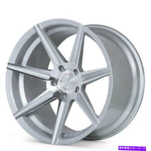 �z�C�[���@4�{�Z�b�g �i4�j20x10/20x12 "�t�F���[�_�z�C�[��F8-FR7�@�B���H�V���o�[�t�B�b�g�t�H�[�h�}�X�^���O�iB2�j (4) 20x10/20x12" Ferrada Wheels F8-FR7 Machined Silver fit Ford Mustang (B2)