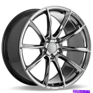 zC[@4{Zbg i4j19 "炵G[XzC[aff05ubNNiB43j (4) 19" Staggered Ace Alloy Wheels AFF05 Black Chrome Rims(B43)