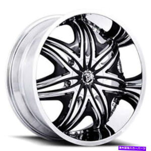 �z�C�[���@4�{�Z�b�g �i4�j24 Diablo Wheels Morpheus Chrome with Black Insert Rims�iB41�j (4) 24 Diablo Wheels Morpheus Chrome with Black Insert Rims (B41)�y���s�A���i�z