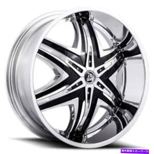 �z�C�[���@4�{�Z�b�g �i4�j24 Diablo Wheels Elite Chrome with Black Insert Rims�iB42�j (4) 24 Diablo Wheels Elite Chrome with Black Insert Rims (B42)�y���s�A���i�z
