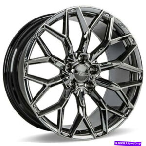zC[@4{Zbg i4j22 "G[XzC[aff03ubNNiB44j (4) 22" Ace Alloy Wheels AFF03 Black Chrome Rims(B44)