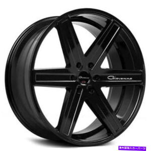 �z�C�[���@4�{�Z�b�g �i4�j26 GiovannaWheels Dramuno-6�u���b�N�����iB45�j (4) 26 Giovanna Wheels Dramuno-6 Black Rims (B45)�y���s�A���i�z