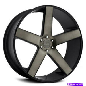 zC[@4{Zbg i4j26 "_uzC[o[S116ubNA@BHꂽ /ÂF̃iB44j (4) 26" Dub Wheels Baller S116 Black with Machined Face / Dark Tint Rims(B44)