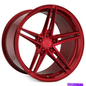 zC[@4{Zbg i4j20x10/20x12 "炵RohanazC[RFX15OXbhiB1j (4) 20x10/20x12" Staggered Rohana Wheels RFX15 Gloss Red Rims (B1)