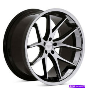 zC[@4{Zbg i4j22x9/22x11 "tF[_zC[fr2Nbvŋ@BHiB1j (4) 22x9/22x11" Ferrada Wheels FR2 Black Machined with Chrome Lip Rims (B1)