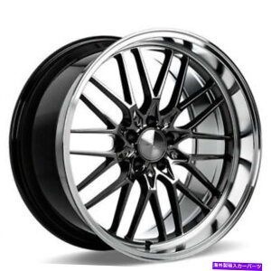 zC[@4{Zbg i4j20 "G[XzC[aff04ubNN@BHbviB45j (4) 20" Ace Alloy Wheels AFF04 Black Chrome Machined Lip Rims(B45)