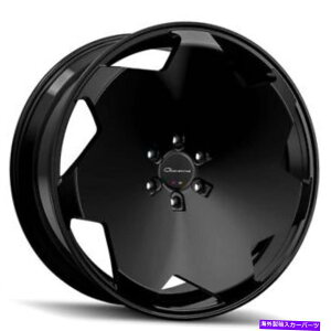 �z�C�[���@4�{�Z�b�g 4pcs/set 22 ���炳�ꂽ�W���o���i�z�C�[���}�V�X�O���X�u���b�N���� 4pcs/set 22 STAGGERED GIOVANNA WHEELS MASISS GLOSS BLACK RIMS�y���s�A���i�z
