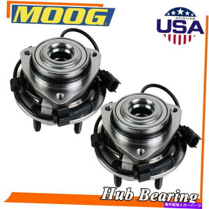 Wheel Hub Bearing 2pcs���[�O�t�����g�z�C�[���x�A�����O�V�{���[�̃n�u�A�Z���u��ssr shinvoy xl bravada 2PCS MOOG Front Wheel Bearing Hub Assembly For Chevrolet SSR Envoy XL Bravada�y���s�A���i�z