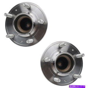 Wheel Hub Bearing TRQ 2PCAzC[xAOnuAZuyAequinixn`FWDpLH RHZbg TRQ 2pc Rear Wheel Bearing & Hub Assembly Pair LH RH Set for Equinix Terrain FWD