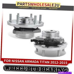 Wheel Hub Bearing ���Y�A���}�_�^�C�^��2012-2015�̃t�����g�����E�z�C�[���x�A�����O�A�Z���u�� Front Left & Right Wheel Hub Bearing Assembly for Nissan Armada Titan 2012-2015