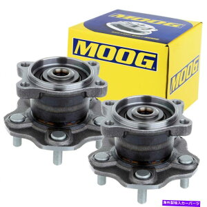 Wheel Hub Bearing ���Y04-09�N�G�X�g02-06�A���e�B�}�̃��[�O��փx�A�����O���n�u�A�Z���u���y�A Moog Rear Wheel Bearing & Hub Assembly Pair For Nissan 04-09 Quest 02-06 Altima�y���s�A���i�z