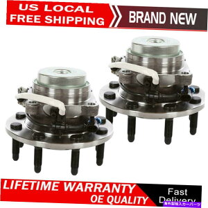 Wheel Hub Bearing yAtgzC[xAOƃV{[GNXvXGMC Savana 2500 3500 4500 w/abs̃yA Pair Front Wheel Bearing & Hub for Chevy Express GMC Savana 2500 3500 4500 w/ABS