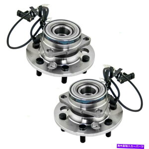 Wheel Hub Bearing �n�u�ƃx�A�����O��1500�s�b�N�A�b�v�x�O�̃G�X�J���[�h�^�z���[�R��w/ 4WD�t�����g�Z�b�g Hubs & Bearings fits 1500 Pickup Suburban Escalade Tahoe Yukon w/ 4WD Front Set