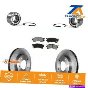 Wheel Hub Bearing �t�����g�z�C�[���x�A�����O�f�B�X�N�u���[�L���[�^�[�ƃp�b�h�L�b�g�}�c�_626�t�H�[�h�v���[�uMX-6 Front Wheel Bearing Disc Brake Rotors And Pads Kit For Mazda 626 Ford Probe MX-6�y���s�A���i�z