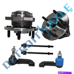 Wheel Hub Bearing 2002�N2003�N2004�N�̃W�[�v���o�e�B�̃t�����g�z�C�[���x�A�����O�n�u�C���i�[�ƃA�E�^�[�^�C���b�h Front Wheel Bearing Hub Inner & Outer Tie Rod for 2002 2003 2004 Jeep Liberty�y���s�A���i�z