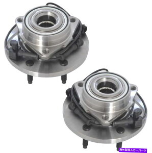 Wheel Hub Bearing 2̐VtghCo[ƏȂ̃nCunuƃn}[̃xAOH3 w/ abs R1 2 New Front Driver and Passenger Wheel Hub and Bearing for Hummer H3 w/ ABS R1