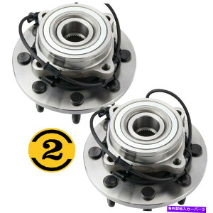 Wheel Hub Bearing �i2�j�t�����g�̍��E�z�C�[���x�A�����O�ƃn�u�A�Z���u���t�B�b�g�_�b�WRAM 2500 3500 4WD T1 (2) Front Left Right Wheel Bearing And Hub assy Fits Dodge Ram 2500 3500 4WD T1