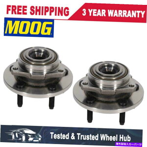 Wheel Hub Bearing 06-09�̃~�c�r�V���C�_�[�_�b�W�_�R�^�y�A���[�O�t�����g�z�C�[���x�A�����O�n�u5���O For 06-09 Mitsubishi Raider Dodge Dakota Pair MOOG Front Wheel Bearing Hub 5 Lug