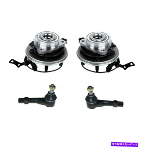 Wheel Hub Bearing 4PCフロントホイールベアリングフォードエクスプローラーマウンテニアアビエーターの外側のタイロッドの端 4Pc Front Wheel Bearing Outer Tie Rod Ends for Ford Explorer Mountaineer Aviator