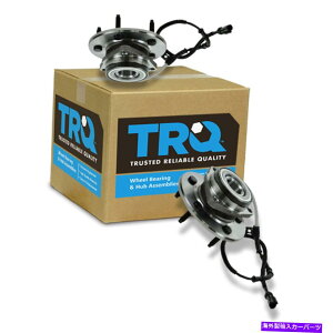 Wheel Hub Bearing TRQzC[xAOnutgLH RHyA97-00tH[hF150gbN4WD W/ ABS TRQ Wheel Bearing & Hub Front LH RH Pair for 97-00 Ford F150 Truck 4WD w/ ABS